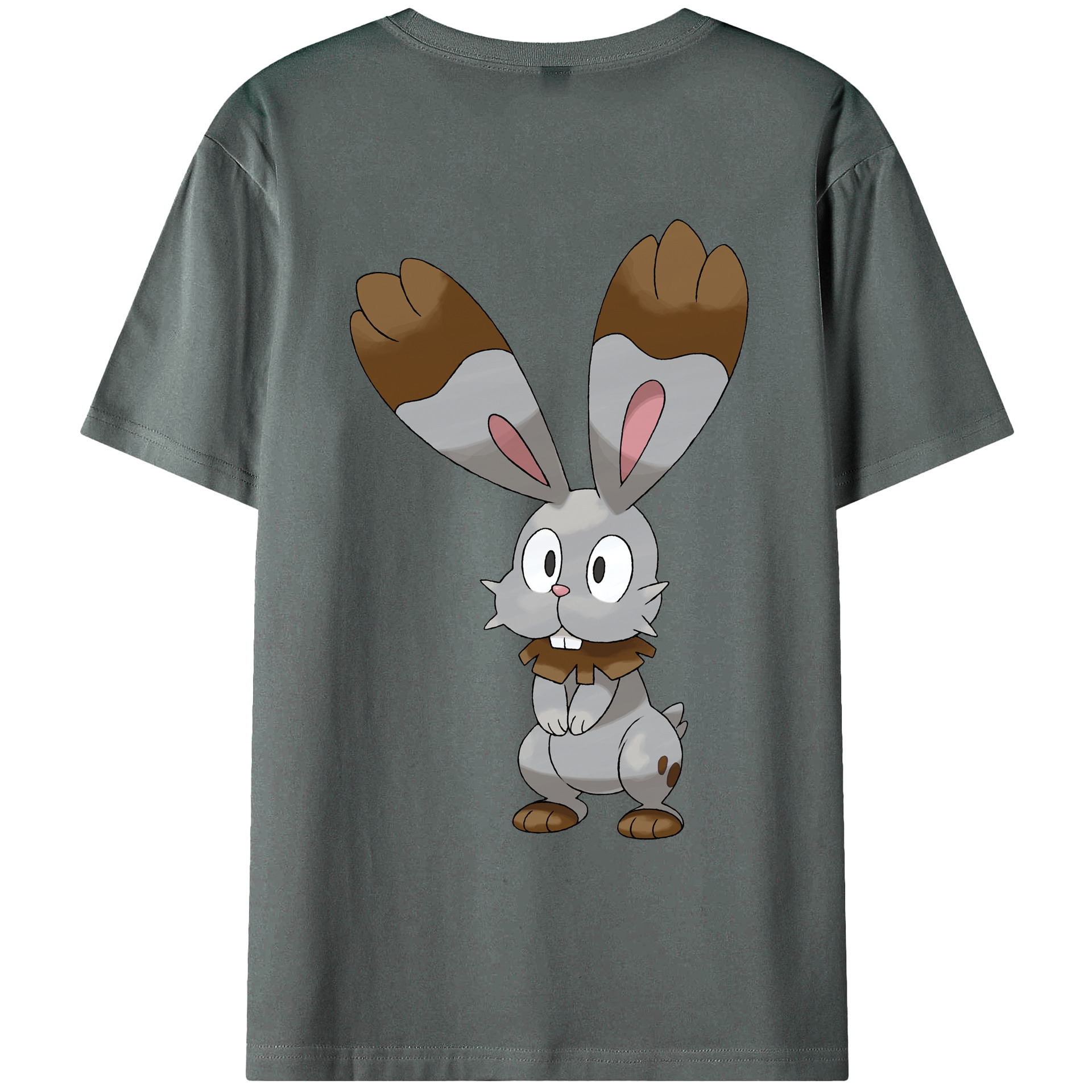 （画像用） ポケットモンスター Pokémon 綿100％ メンズ半袖Tシャツ（バックプリント） 通気性